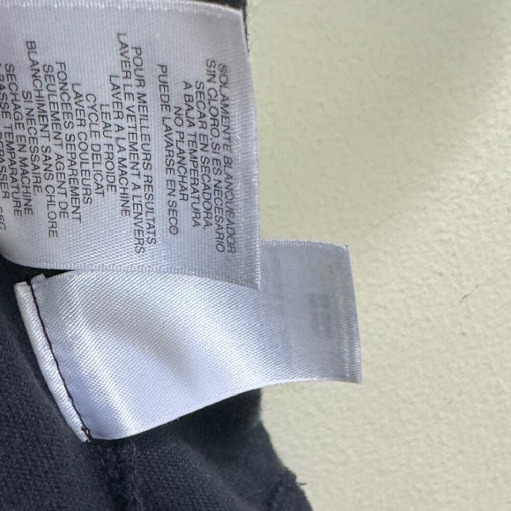 Jones NY Vintage Velour Hoodie Cotton Full Zip Up Hooded Pockets Black Jacket M - Picture 11 of 11